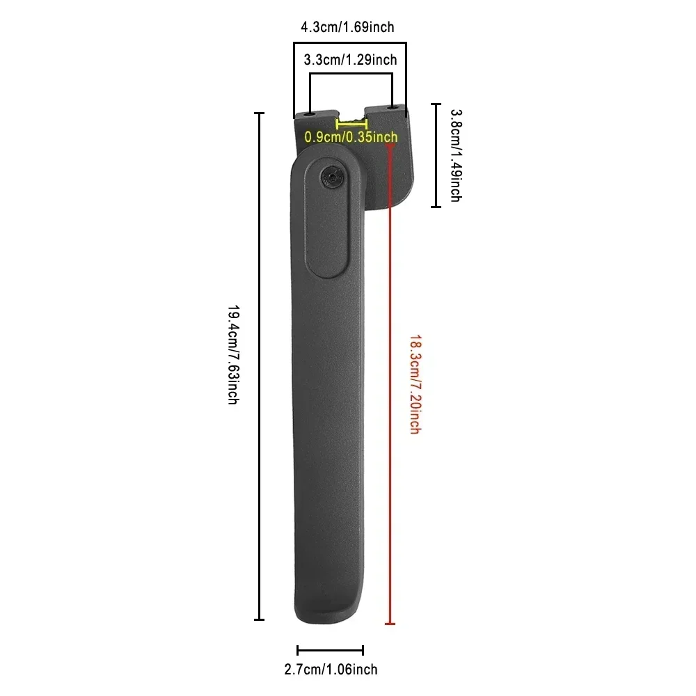 Parking Kickstand For Xiaomi 4 Ultra Electric Scooter Foot Support E-Scooter Tripod Side Support Spare Parts Stand Accessories