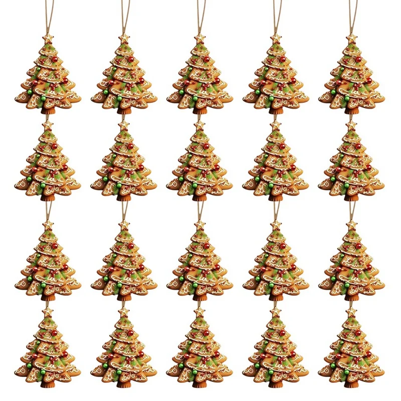 

New Acrylic Flat Pendant Christmas Tree Decorations Cups Bookshelf Car Pendant Gifts