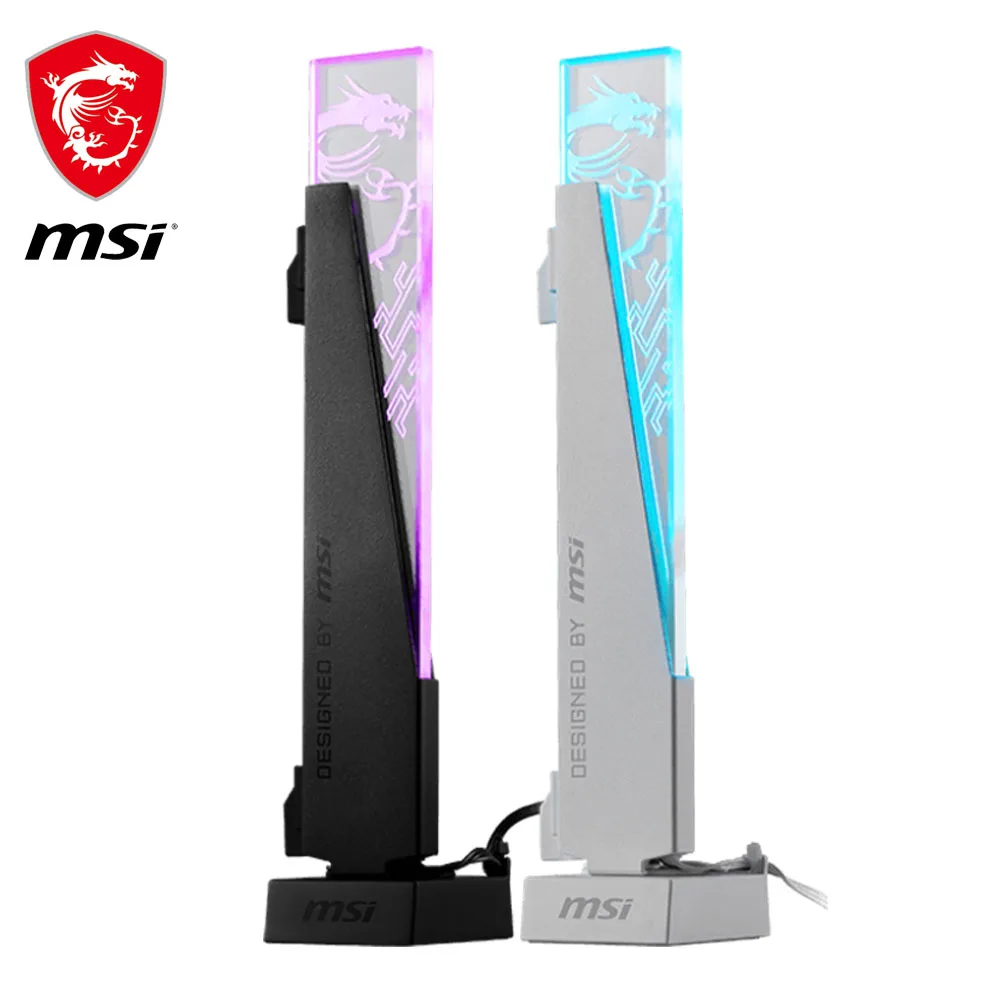 Original MSI MPG ARGB Graphics Card Holder  Magnetic Base  90° Rotation Design