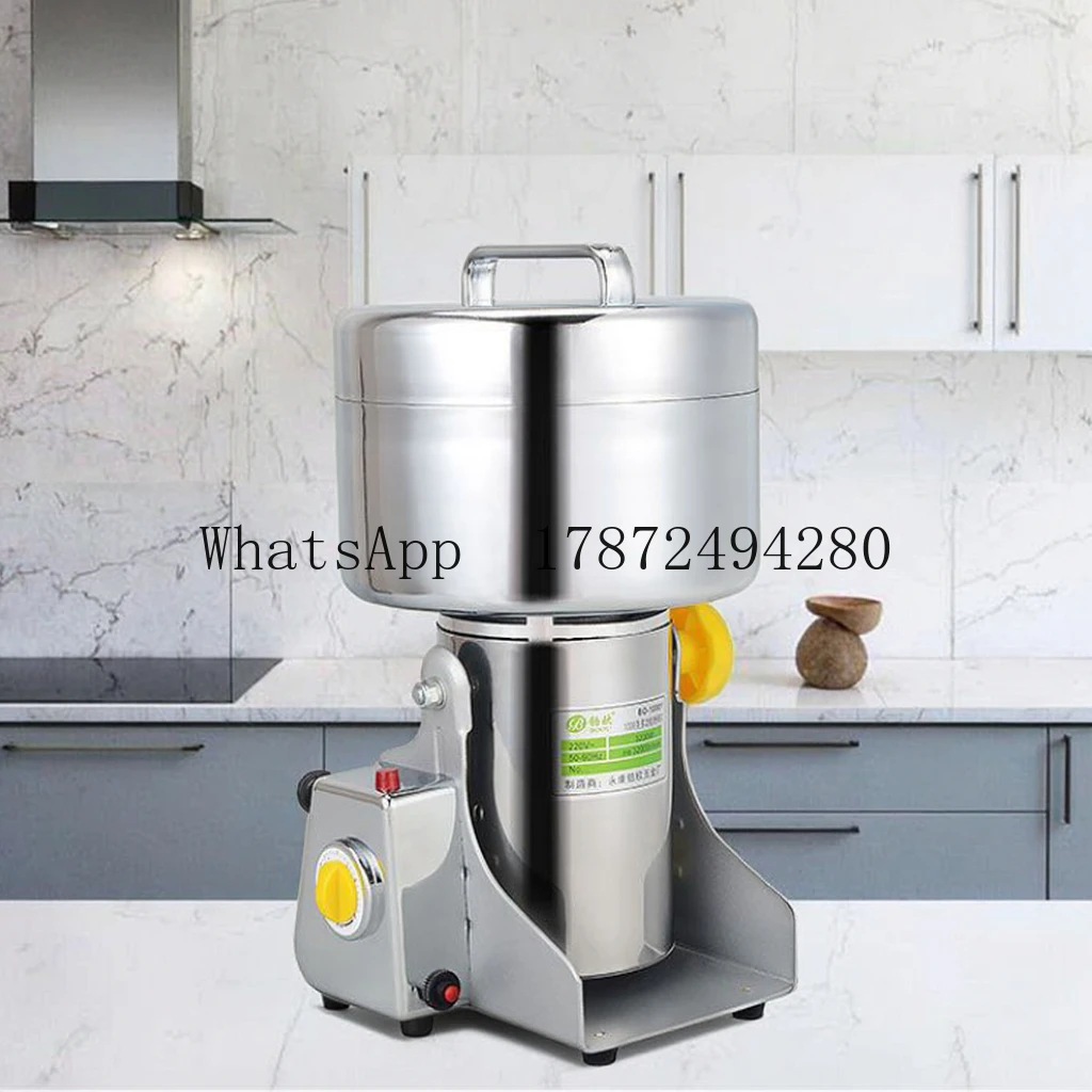 Professional Manufacturer Powder 2880w Electric Metal Food Spice Grinder Machine With Sieve