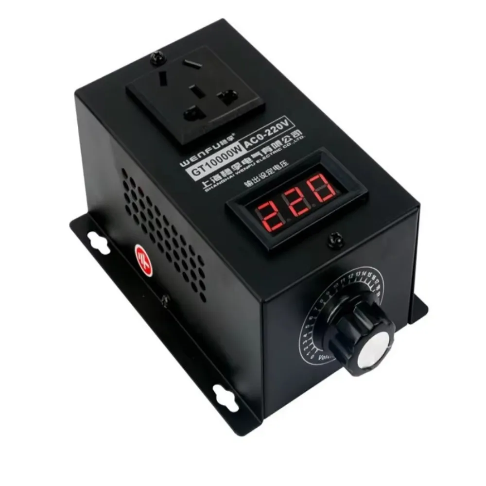10000W High Power Silicon Controlled Electronic Voltage Regulator for Motor Fan Speed & Temperature Control 220V
