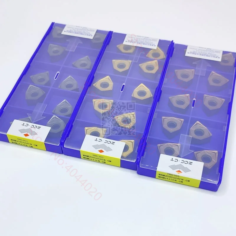 ZCC.CT WNMU080608EN-GM YBG202 YBG205 YBD152 Carbide Insert WNMU Inserts