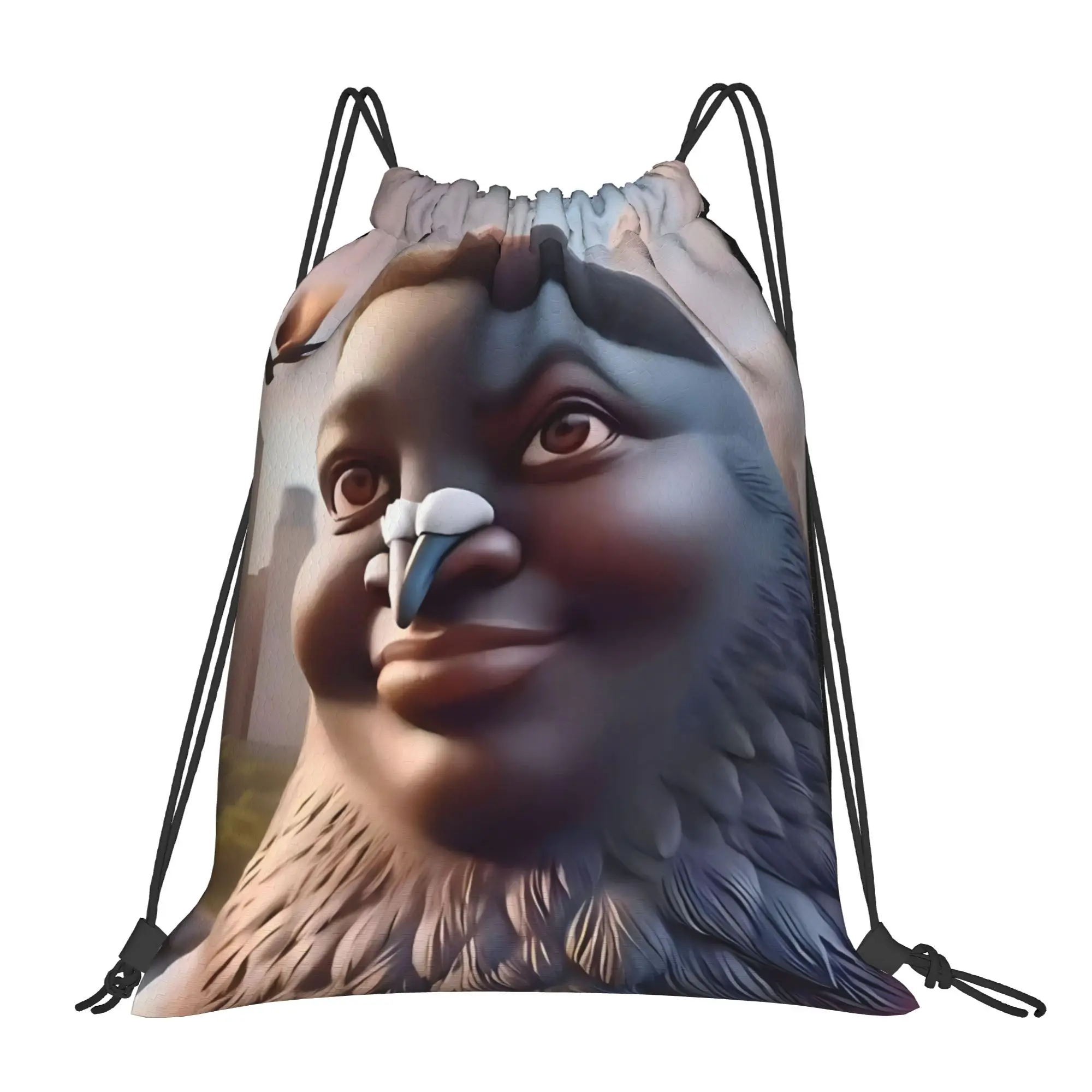 Ai pigeon Ai pigeon Drawstring Bags Shopping Unisex Storage Organize Bundle Pocket Rope Bag