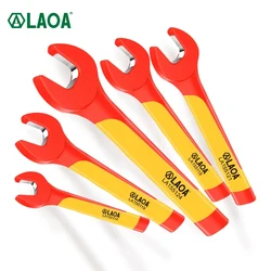 LAOA VDE Insulated Wrenches Protection Mini Open-End Wrenches Multifunctional Manual Household Electrical Tools