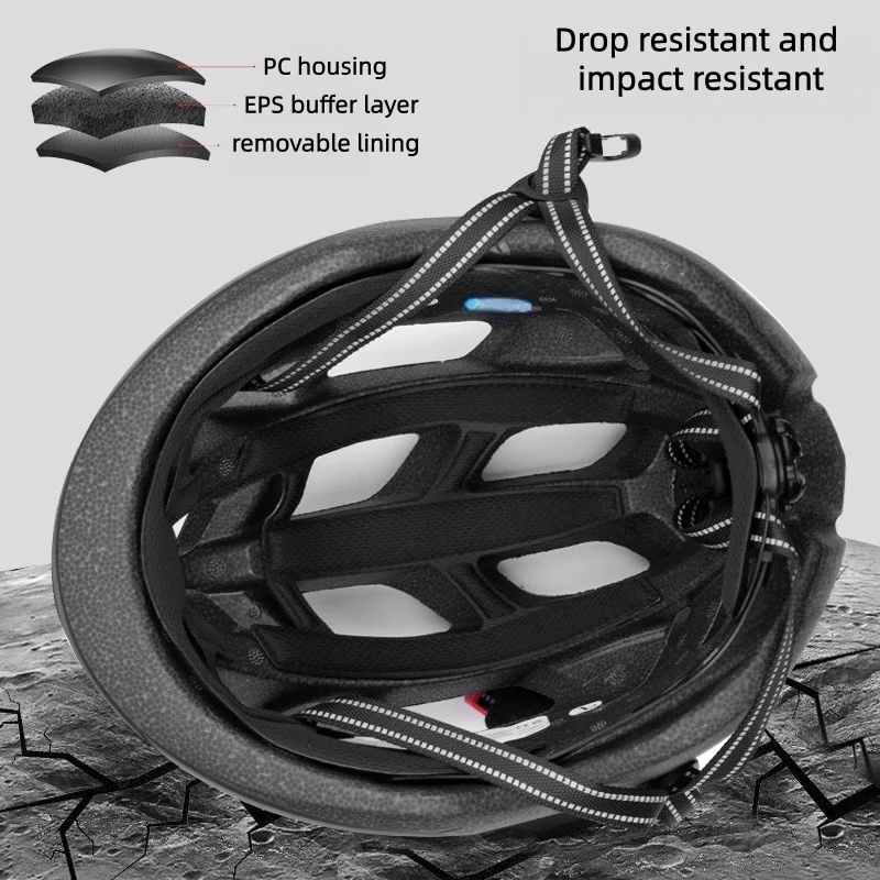 Fotografia 6: Capacete de Ciclismo Profissional ROCKBROS para Adultos, Circunferência da Cabeça 56-62CM, Disponível em Várias Cores