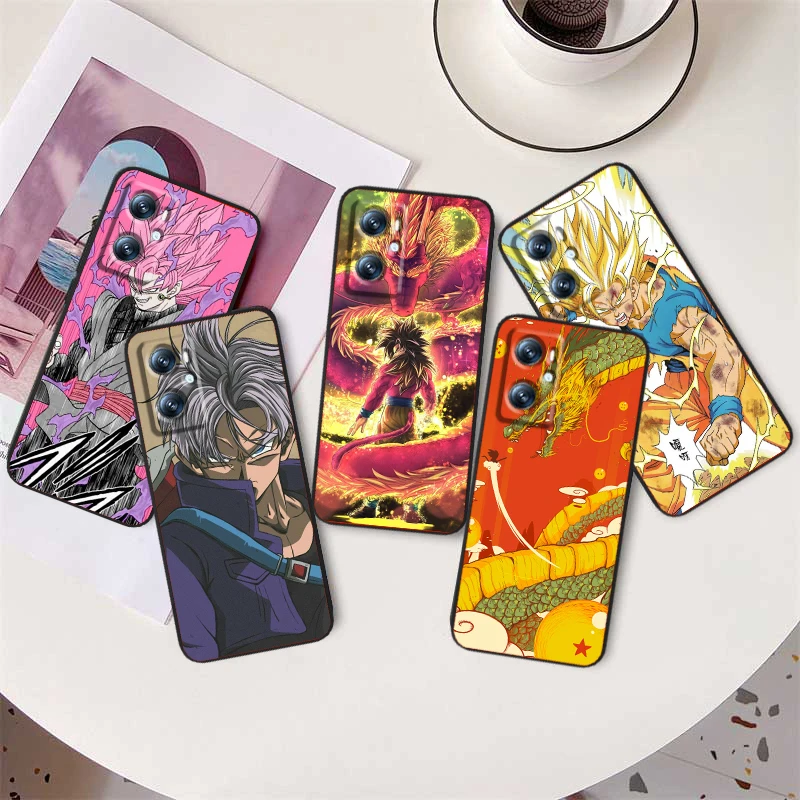 DB-D-Dragons B-Balls Cool Anime For OPPO Find X6 X5 X3 A54S A5 A94 A16 A53S A57 A74 A72 A98 A78 A96 A9 5G Black Soft Phone Case