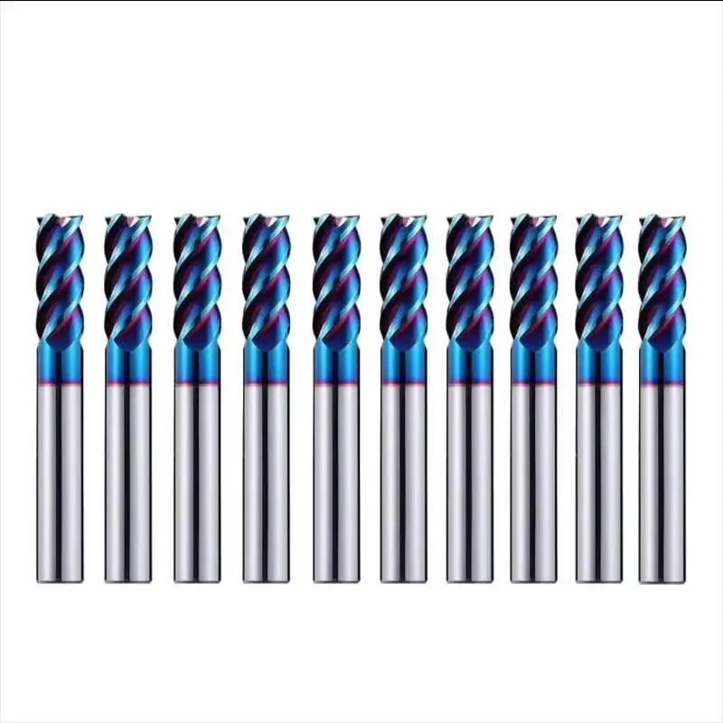Fräsen Cutter Legierung Beschichtung Wolfram Stahl Werkzeug Cnc Bearbeitungs Hrc70 Schaftfräser Azzkor Top Fräsen Cutter Kit Fräsen Maschine Werkzeuge