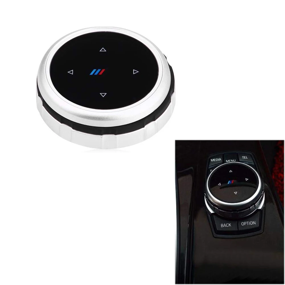 Накладка на кнопку мультимедиа iDrive для BMW 1, 2, 3, 4, 5 серии GT, X1, X3, X5, X6, F30, E90, E92, E60, E61, F11