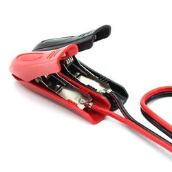 Battery Alligator Clip to Sae Connector Extension Cable 16AWG Sae 2 Pin Quick Disconnect to Alligator Clamps Connectors Cord