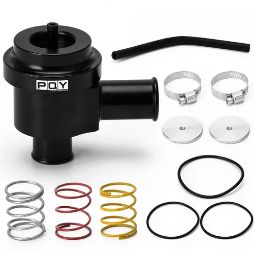 Imagen 2 del producto Válvula de desviación de recirculación de aluminio Turbo Boost BOV para Volkswagen Golf Jetta 2000-2005 para Audi 1,8 T 2,7 T 1998-2006 PQY-BOV04