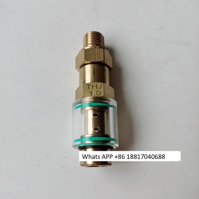 

1PC screw air compressor visual oil return check valve transparent check valve thread M12 * 1.5