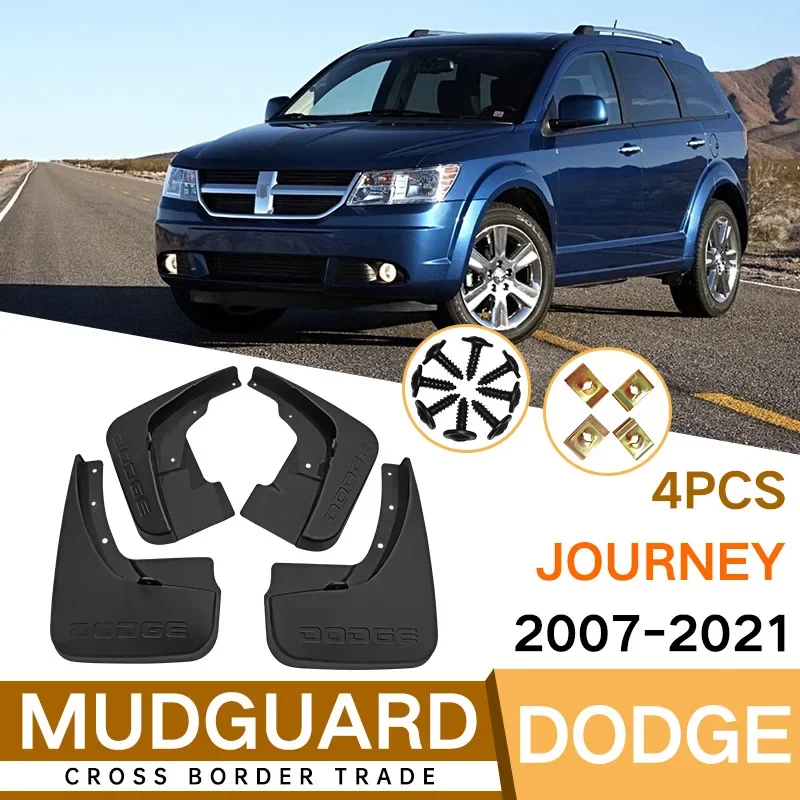 

For Dodge Journey 2007-2021 black car mudguard Reduce dust Resist tire dirt car accessories tools