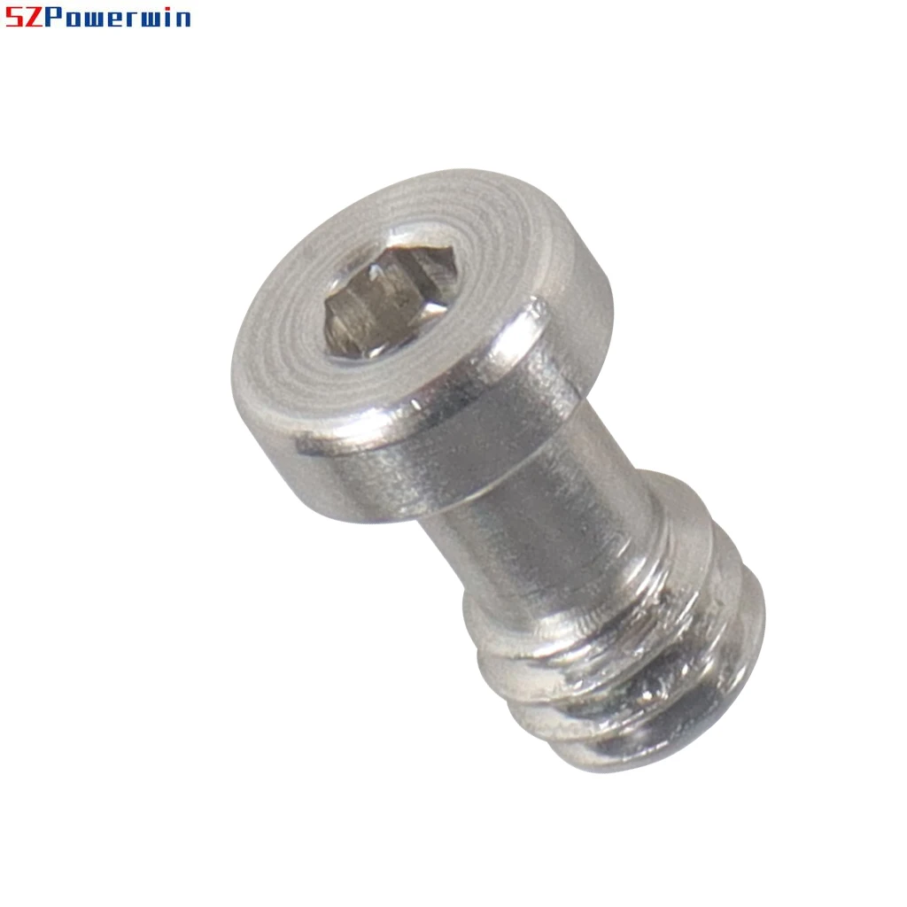 10x 1/4“-20 Screw Stainless Steel Hex Hexagon 3.0 Socket for DSLR Camera Tripod Quick Release Plate Rig Photo Studio Accessories