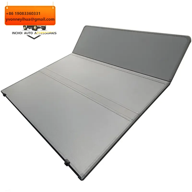 

Высококачественный алюминиевый жесткий складной чехол-крышка для кузова пикапа для Toyota Hilux/Ford Ranger/Chevy Silverado