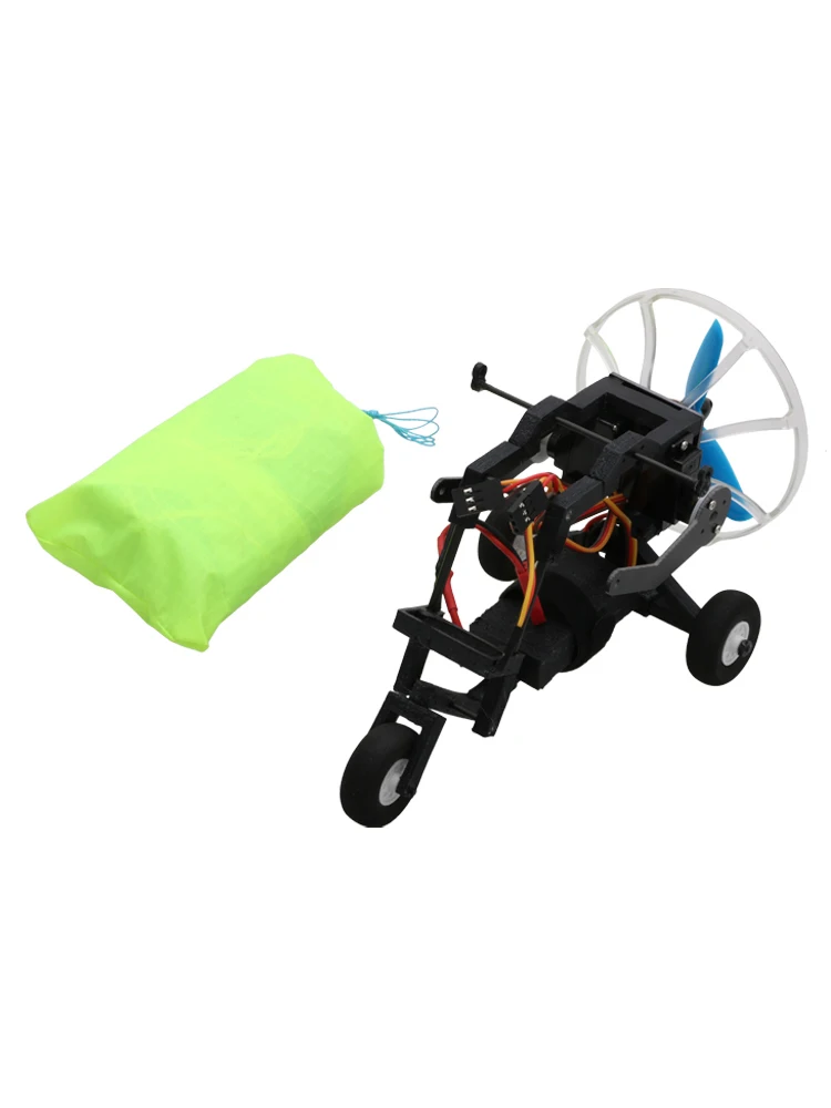 1 ensemble de parapente RC de 1.1 mètres d'envergure, Type Plug And Play, télécommande, moteur sans balais 1306, alimenté pour parapente