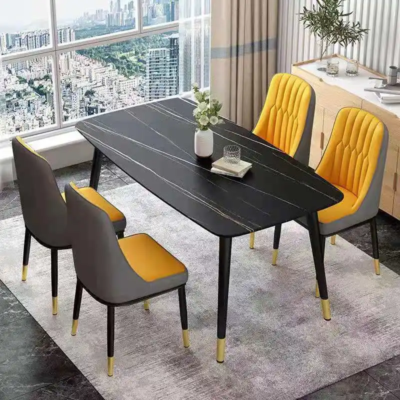 Sillas de comedor nórdicas para sala de estar, sillón con respaldo de ocio, muebles para el hogar, cocina, silla perezosa, mesa sencilla para