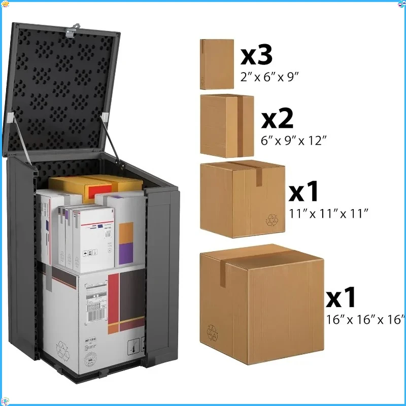Rooftop Cargo Box 14 Cubic, Hardshell Dual-Side Opening, Universal Fit for Cars/SUVs, 165Lbs
