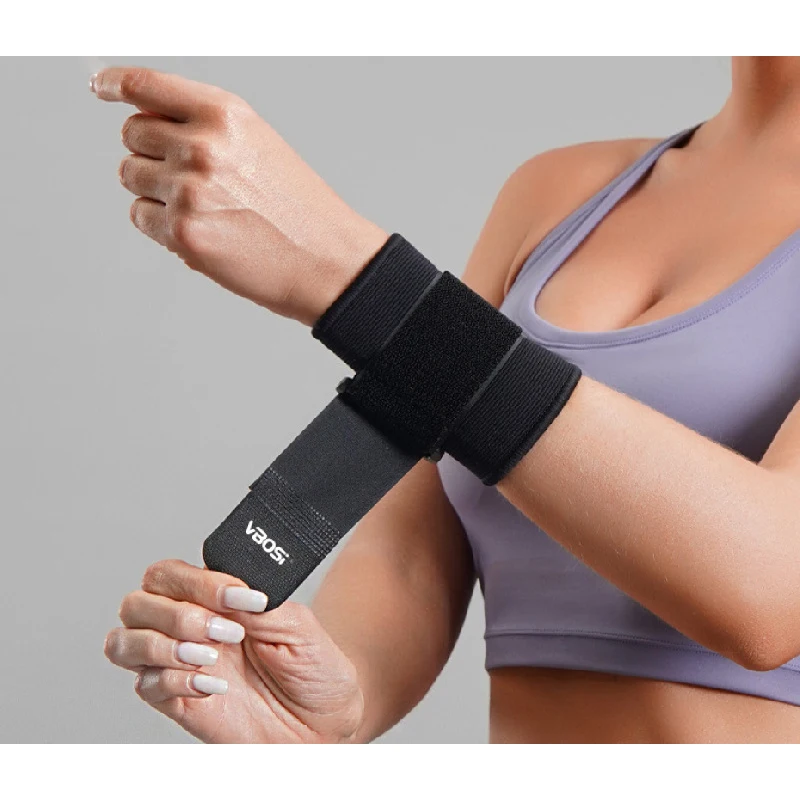 Adjustable Compression Wrist Brace Professional Wrist Support Gym Relieve Pain Prevent Injury One Size Fits All Barbell Strap