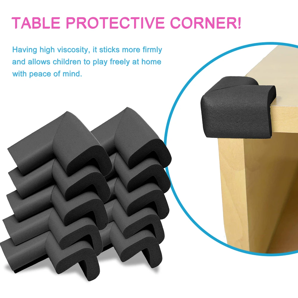 10 قطع من الزوايا والحواف الناعمة لحماية الأطفال، وحفلات استقبال الطفل الواقية، وهدايا تزيين المنزل