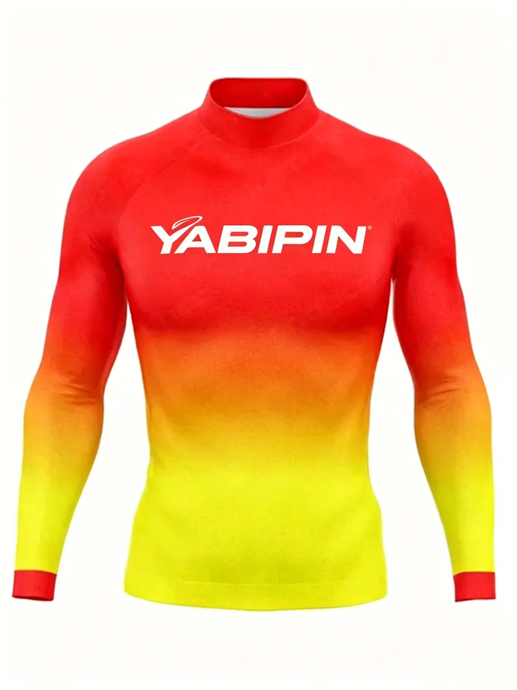 Flex Motion Men’s Surf Shirt Long Sleeve, Stand Collar Breathable Quick Dry Lightweight Rash Guard