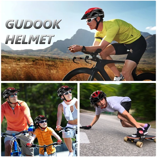 Imagen 2 del producto Casco de bicicleta para adultos, para hombres y mujeres, para ciclismo de montaña y carretera, con ajuste de dial y visera desmontable.