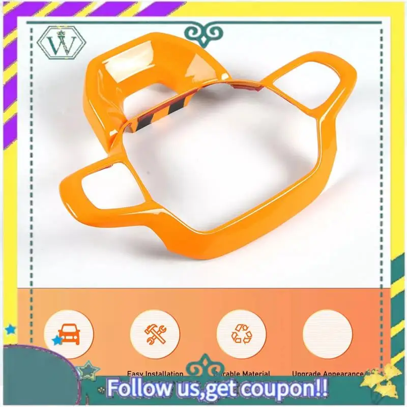 

Модернизированная накладка на рамку рулевого колеса автомобиля Ford Ranger 2023 2024, аксессуары для интерьера, оранжевый