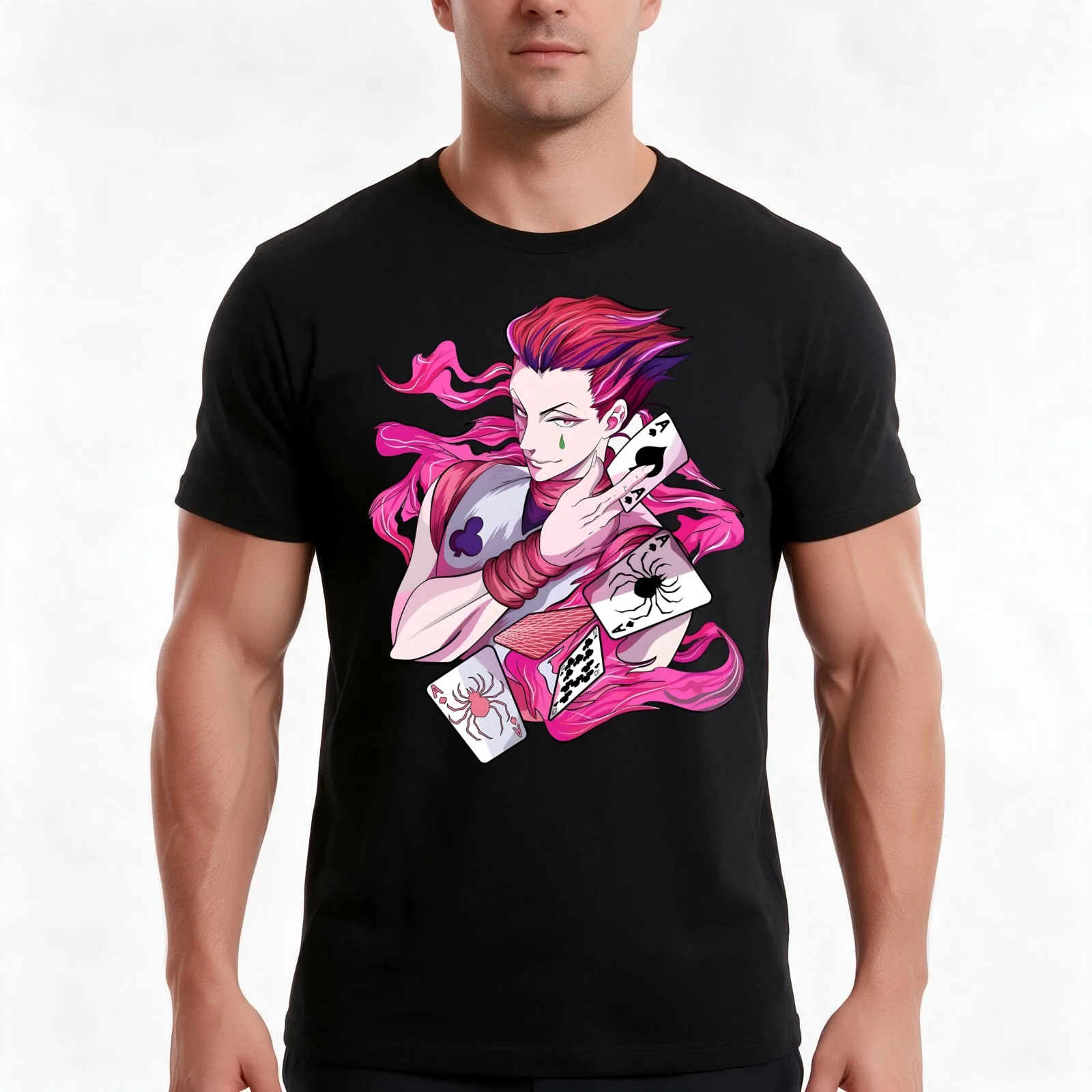 the evil magician T-Shirt, Summer Casual Cotton Tee, Oversized Streetwear Tops, Vintage Graphic Print, Loose Fit Short Sleeve