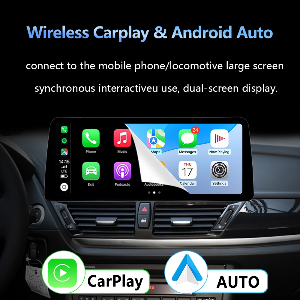 RHD 12.3 بوصة Android15 لسيارات BMW X3 F25 X4 F26 2011-2017 أنظمة السيارات الذكية اللاسلكية Carplay DSP ستيريو GPS Navi ملحقات الشاشة