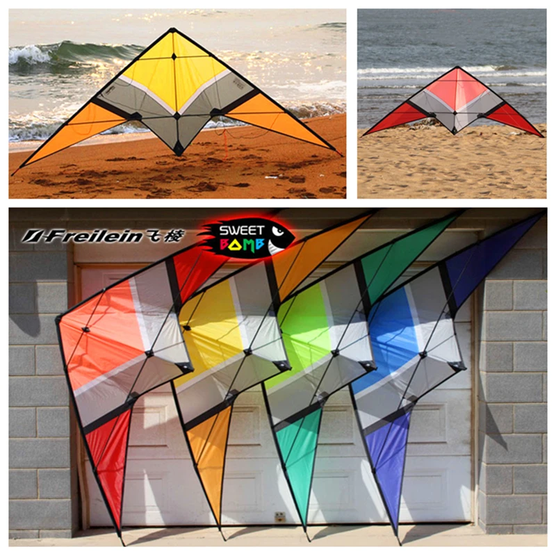 

free shipping 250cm dual line stunt kite loudy large pull Freilein sweetbomb kite Power kite outdoor leisure toys lifter kite