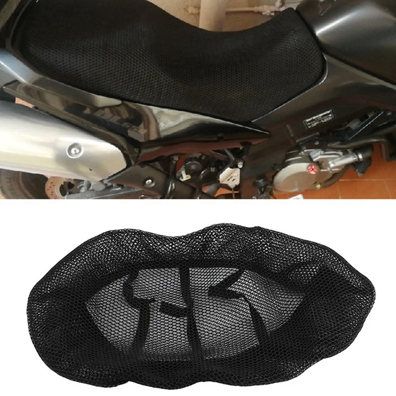 1 PCS Black Motorcycle Protecting Cushion Seat Cover Fit For Suzuki V-Strom Vstrom DL1000 DL 1000