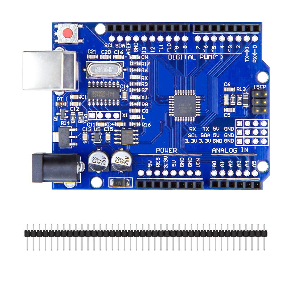 KUONGSHUN Starter Kit Breadboard LED jumper wire button  Compatile with arduino UNO R3