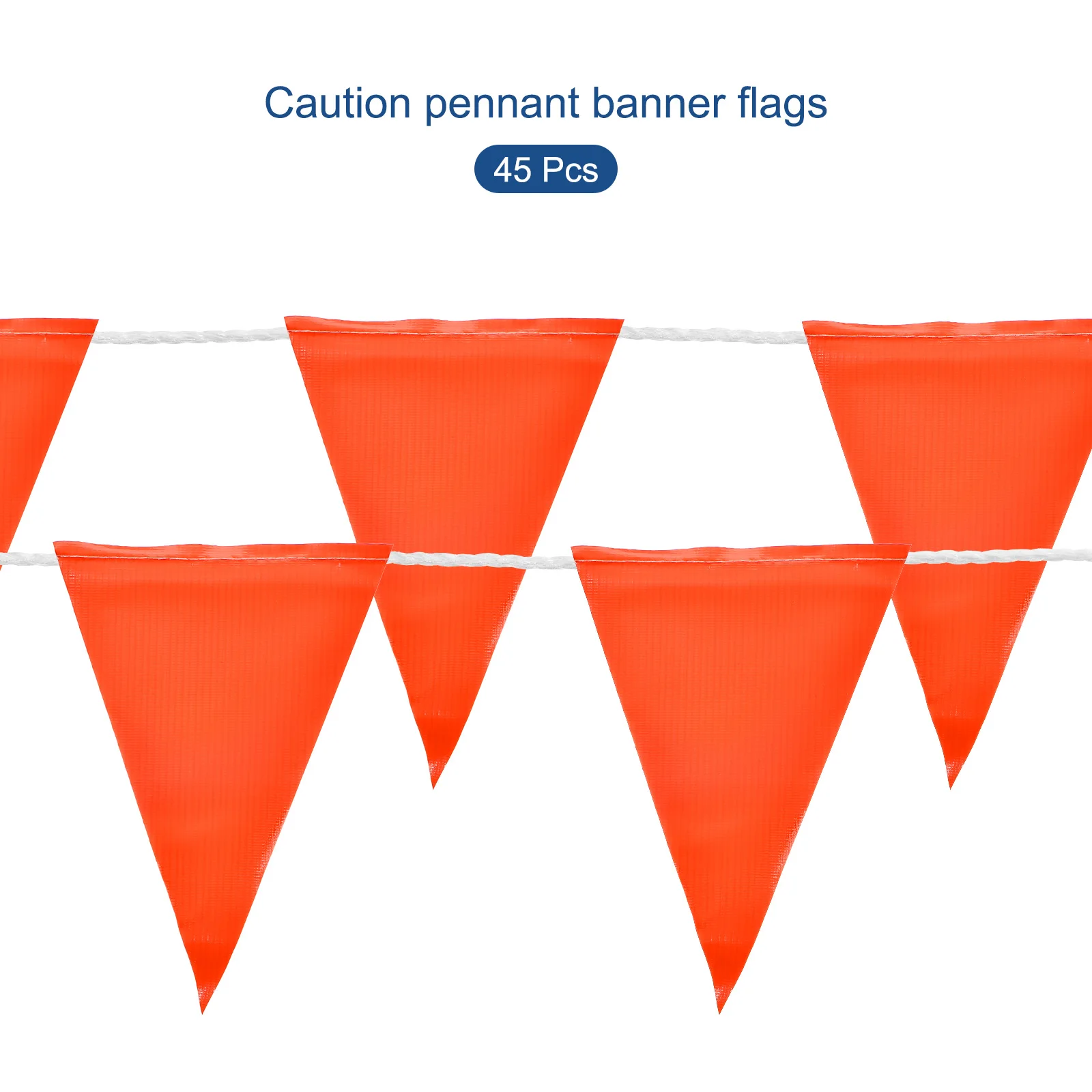 Drapeaux de signalisation, 98 pieds, 45 pièces, pour événements en périmètre, parkings, signalisation de sécurité, trafic, avertissement de chantier