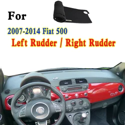For 2007-14 Fiat 500 C E Abarth Cabrio 312 351 352 Car Dashboard Mat Accsesories Anti-reflective Anti-slip Anti-dirty Pad