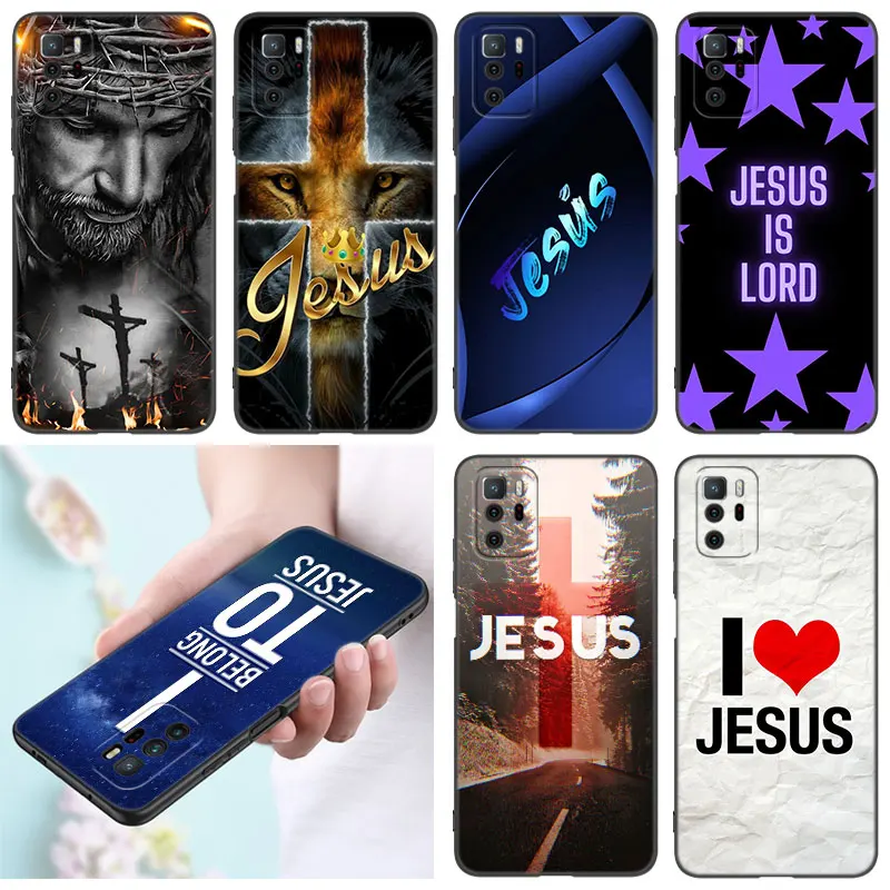 Verse of The Christian Jesus Black Silicone Phone Case For Xiaomi Redmi Note 9 10 11 12 13 Pro Plus 11S 4G 11T 5G 9S 10S 12S