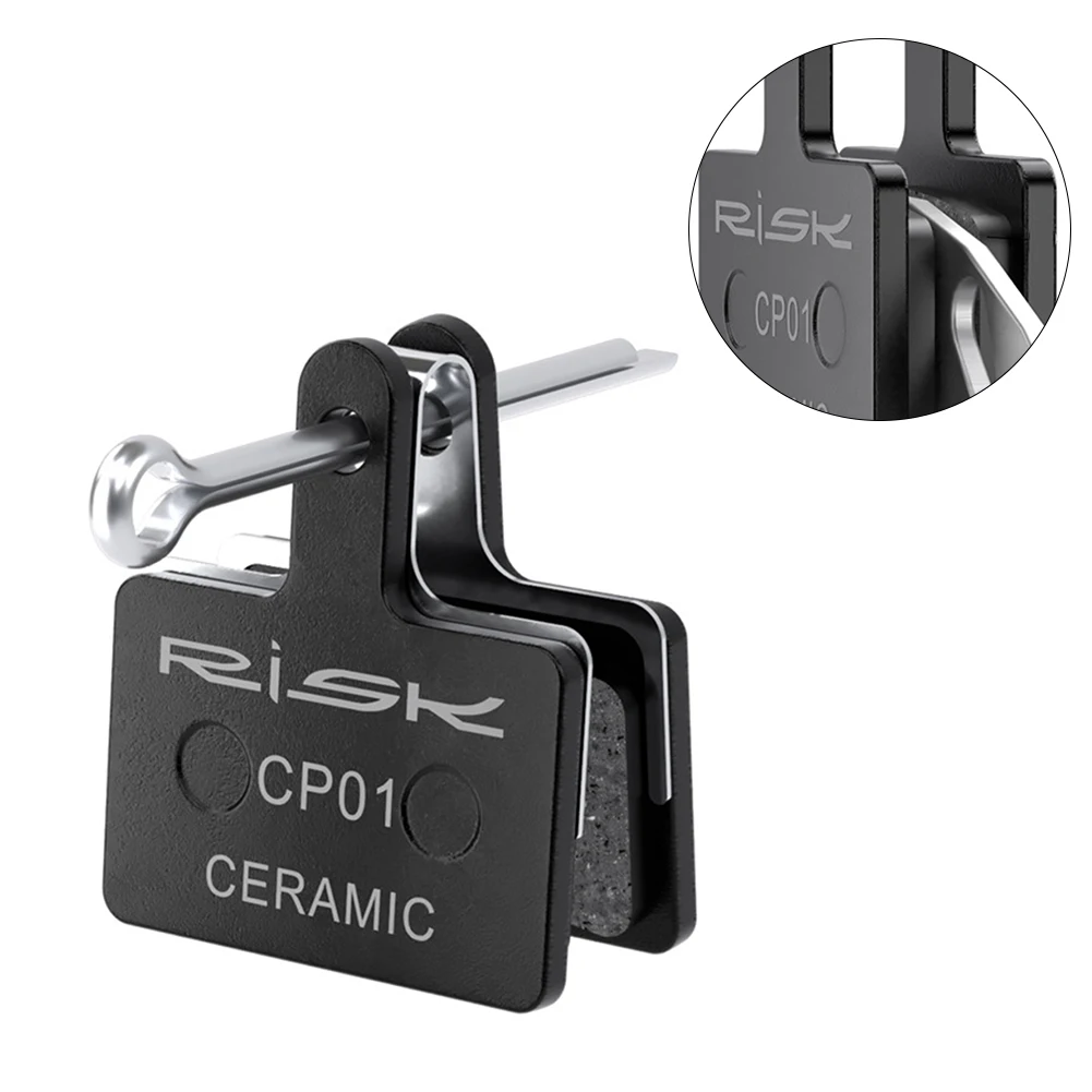 

1pc Bicycle Ceramic Lining Piece Disc Brake Pads Electric Scooter Brake Pad Oil Disc Brake Parts For-Shimano Deore Compatible