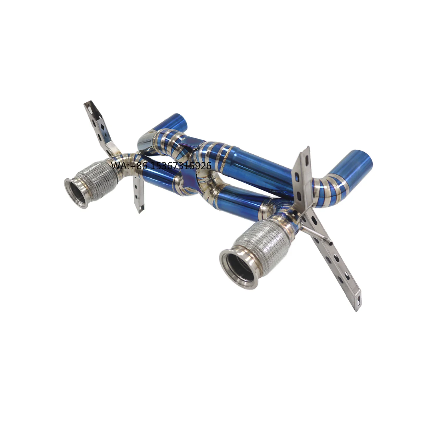 

Exhaust Catback Titanium Alloy Euro6 5.2 V10 Car Accessories with Valves