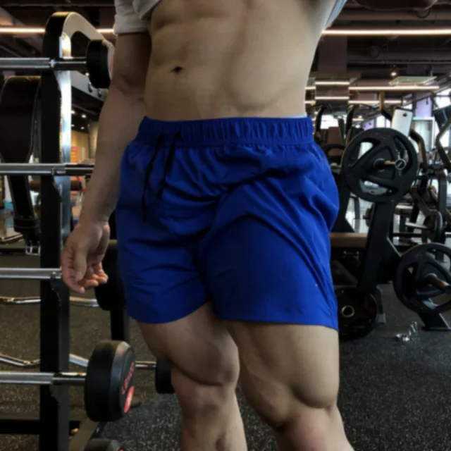 Spodenki do biegania Letnia odzież sportowa na siłownię Męskie spodenki do biegania na świeżym powietrzu Fitness Man Szybkoschnące, oddychające spodnie Odzież męska ﻿