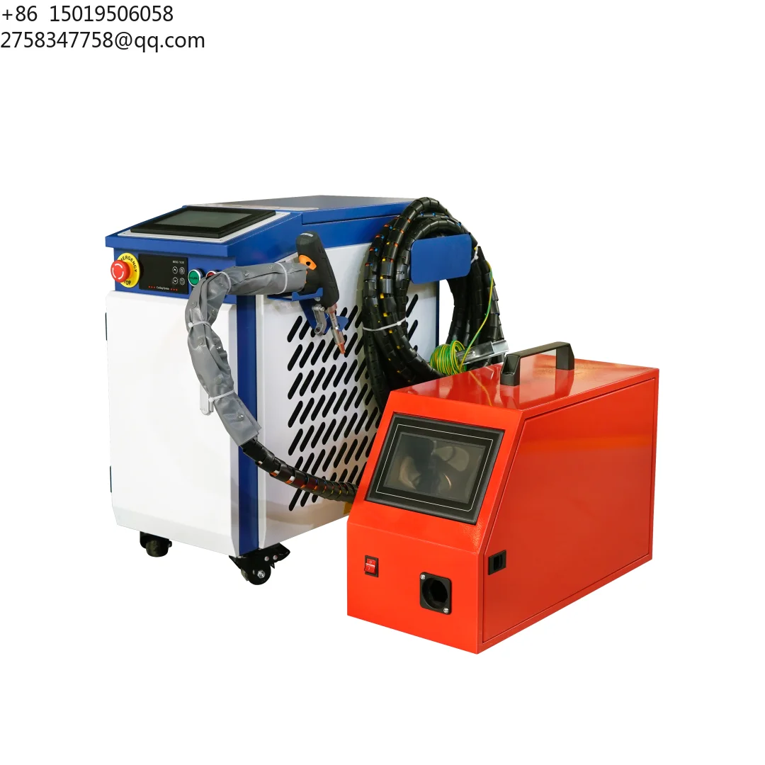 3 in 1 La=ser Welding Machine Rust Rem=oval, Mold Cleaning, Paint Re=moval La=ser Cleaning Machine 1000w 1500w 2000w 3000w