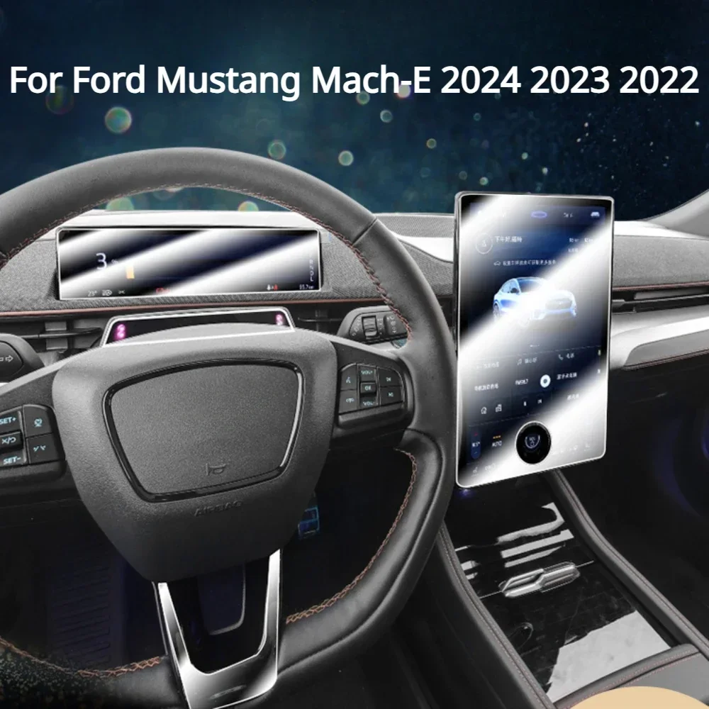 

Для Ford Mustang Mach-E 2024 2023, аксессуары для интерьера, прозрачная пленка из ТПУ, PPF, панель переключения передач, центральная консоль, наклейка против царапин
