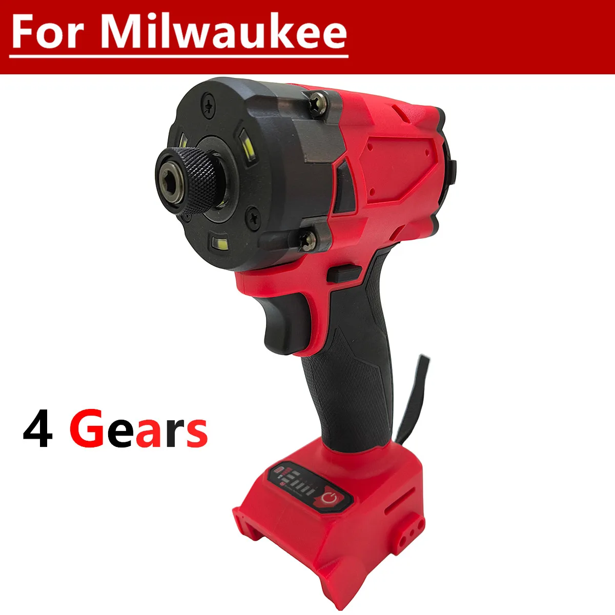 

Brushless Impact Driver 500NM 4 Gears Cordless Screwdriver Drill Electric Power Tools For Milwaukee 18V Battery