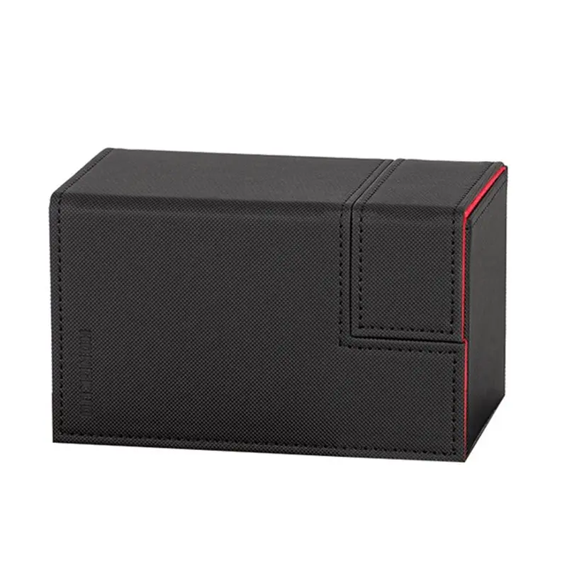 

B24C-Deck Case With 100+ TCG Cards- Top Side-Loading Design Includes Independent Card/Dice Trays Game Cards Storage Box