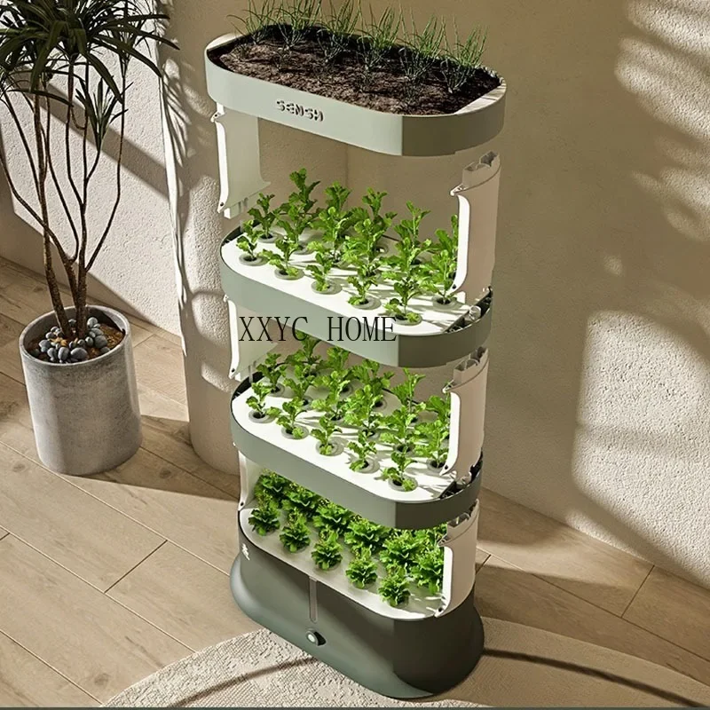 Hydroponics Growing System Indoor Vertical Garden Planter Small Smart Hydroponics Growing System Plant Greenhouse Flowerpot Kit