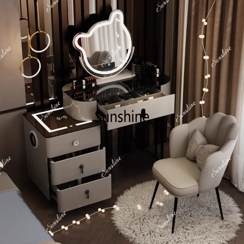 Modern Chinese Furniture Luxury Vanity Table Storage European Big Study Corner Women Organizer Dressing Table Girl Penteadeira