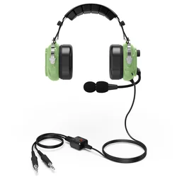 Aviation Pilot Headset for Student Pilots Flight Schools Instructors Features Clear Hear Speakers Noise Canceling Microphone