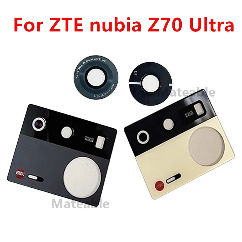 

Z70Ultra для ZTE Nubia Z70 Ultra, ремонт стекла объектива камеры, задний корпус, запасные части NX733J NX736J