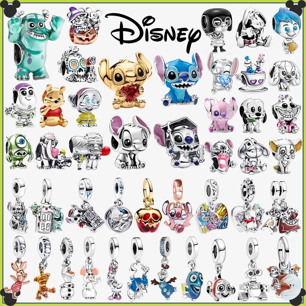 ديزني بيكسار سولي بوه غرزة 925 فضة نيمو استرخى سحر صالح الأصلي خرز سوار مجوهرات لتقوم بها بنفسك هدية