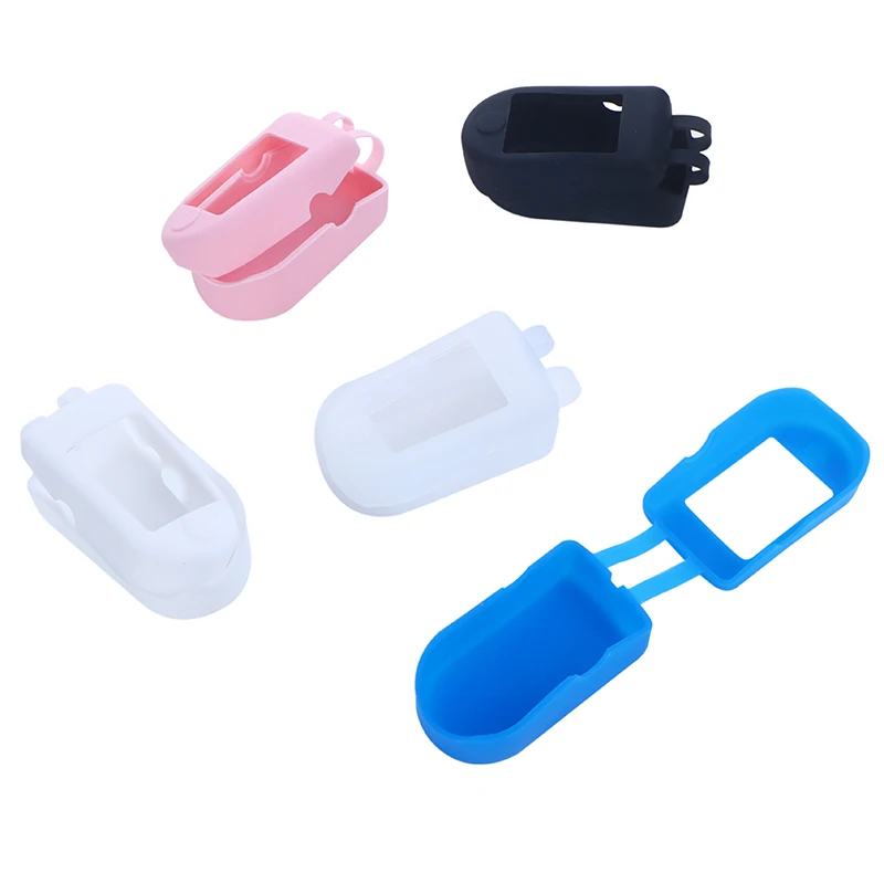 Silikon Aufbewahrung tasche Finger clip Oxi meter Schutzhülle Medical Oxi meter Schutz halter Finger Puls schutz halterung