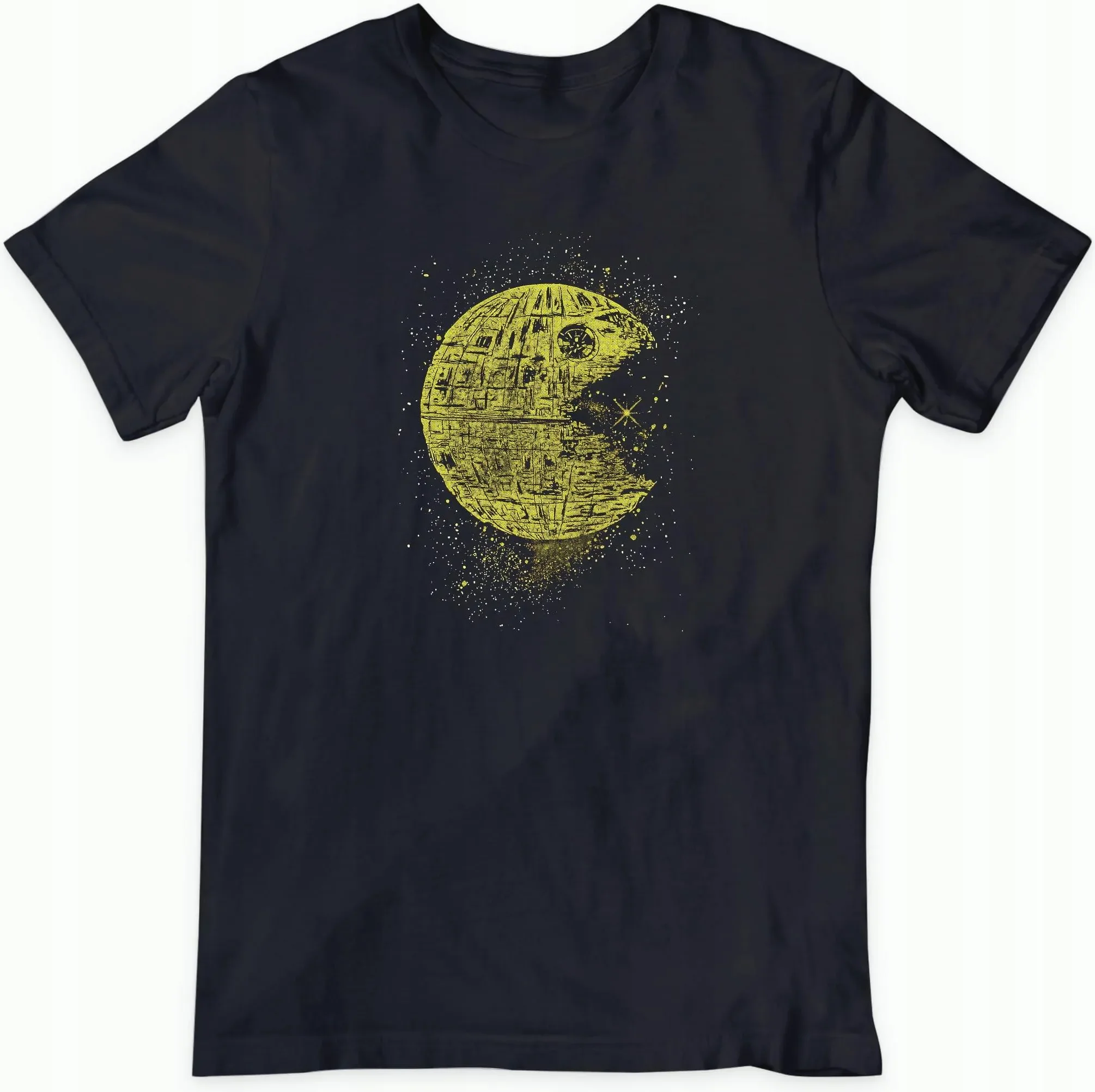 Death Star Space Galaxy Graphic T-Shirt Men Women Classic Sci Fi Fan Casual Oversized Short Sleeve Cotton Streetwear Tops