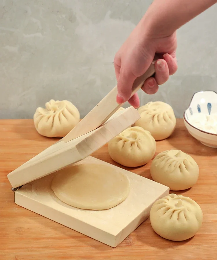 

Steamed bun skin press for household production Steamed bun dumpling thick skin rolling tool for making Xiaolongbao stuffed bun