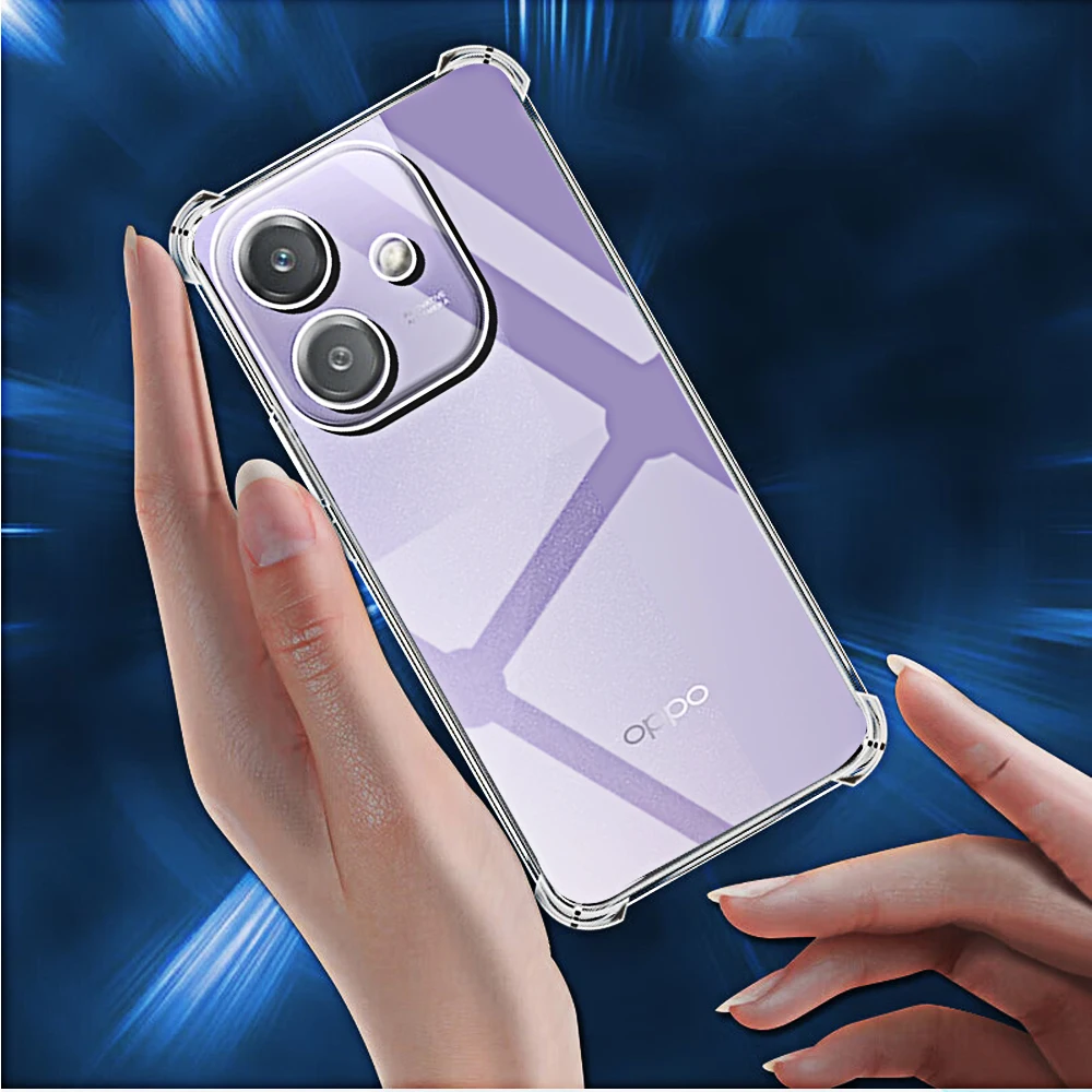 Shockproof Phone Case for Oppo A40 A60 A80 A3 4G 5G Transparent Clera Back Covers Clera for Oppo A79 A98 A58 A78 A38 Phonecases